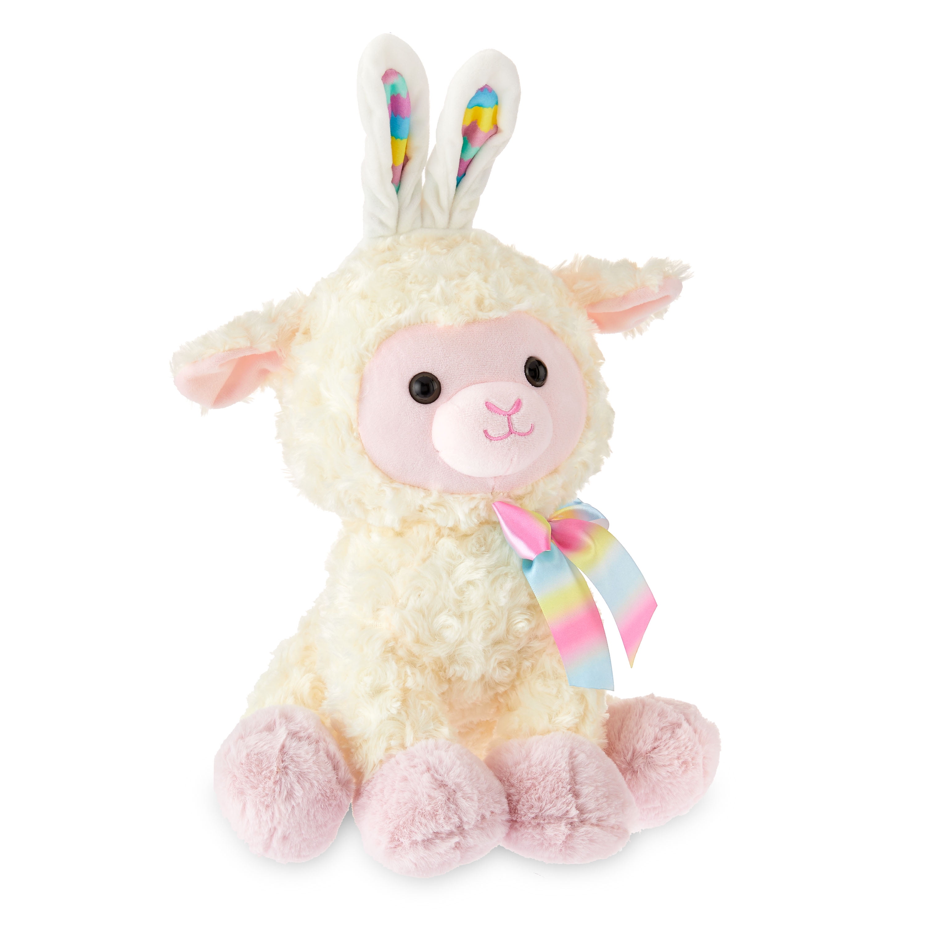Way To Celebrate Easter Plush Lamb with Bunny Ears