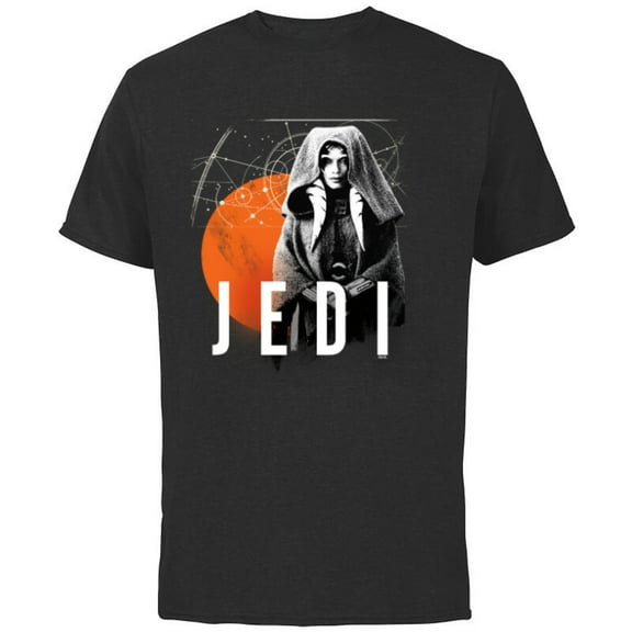 Star Wars Ahsoka Tano Jedi Star Map Disney - Short Sleeve Cotton T-Shirt for Adults - Customized-Black