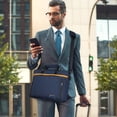 thumbnail image 3 of BE SMART 15.6 Inch Laptop Bag for Men/Women with RFID, Computer Case Carrying Briefcase with Shoulder Strap, 3 of 12