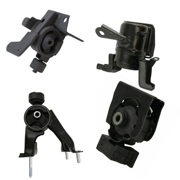 TRQ 4pc Engine & Transmission Mount Kit for 09-13 Toyota Corolla 1.8L Auto Trans MTA32803
