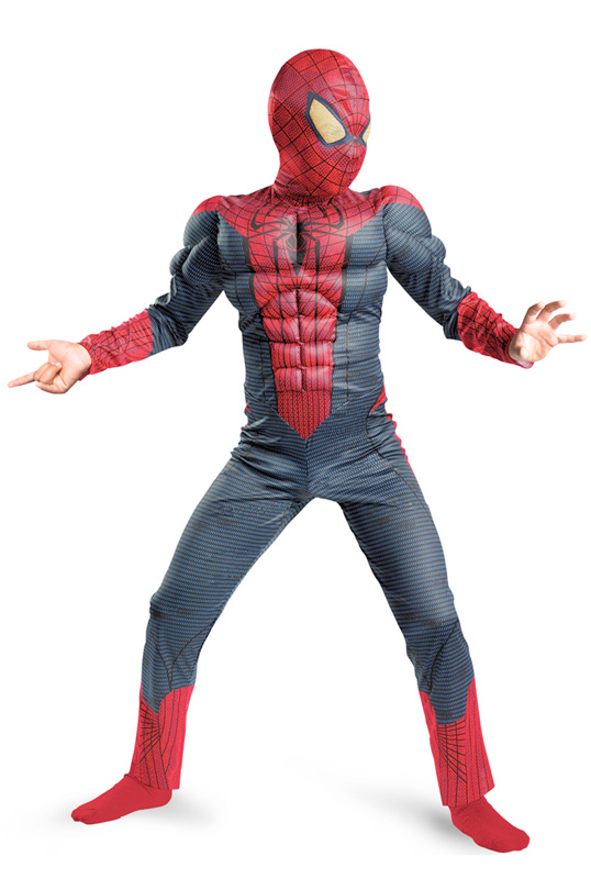 Costume The Amazing Spider Man 1 Marvel The Amazing Spiderman Spider-Man Movie Muscle Child Costume