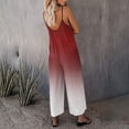 thumbnail image 4 of FAIWAD Combinaison Décontractée pour Femme, Ample, Sans Manches, Jambe Grand, Bretelles Spaghetti, Longue, avec Poches, 4 of 6