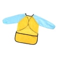 thumbnail image 4 of Babero de alimentación suave multiusos para niños, babero de manga impermeable para bebés, ligero, de manga larga, lavable para bebés, niñas y niños M, 4 of 8