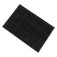 thumbnail image 3 of Unique Bargains Velvet Jewelry Boxes Organizer Trays with Removable Dividers for Drawers Black 12 Grid Tray, 3 of 7