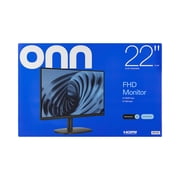 onn 22 FHD (1920 x 1080p) 100hz Office Monitor with 6 ft HDMI Cable, Black