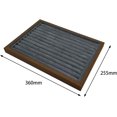 thumbnail image 2 of Yazoeia Jewelry Storage Tray Showcase Multipurpose Divided Jewelry Container Jewelry Case for Anklet Rings Earring Necklace Bracelet, rings tray CJB12-1773, 2 of 7