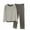 Black, variant on Fengactive Womens Pajama Set Sherpa Fleece Striped Top Elastic Waist Solid Pants 2 Piece Lounge Sleepwear Set