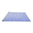 thumbnail image 2 of Ahgly Company Machine Washable Indoor Round Persian Blue Traditional Area Rugs, 8' Round, 2 of 4
