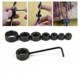 thumbnail image 5 of 9 Pcs 3-16mm Anneau de Forage avec Clé Colliers de Profondeur de Positionnement pour Menuiserie Vis Pince Réglable, 5 of 5