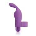 thumbnail image 2 of Icon Brands The 9's Flirt Finger Bunny Finger Vibrator Purple, 2 of 2