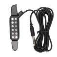 thumbnail image 2 of 2024 Guitar Pickup 12 Sound Holes Volume Amplifier Instrument Accessory for Acoustic Black, 2 of 5