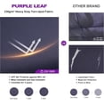thumbnail image 6 of PURPLE LEAF 10' x 13' Outdoor Retractable Pergola with Double Sun Shade Canopy and White Heavy-Duty Aluminum Frame Patio Modern Adjustable Canopy Pergola for Garden Deck and Backyard, Navy Blue, 6 of 16