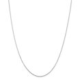 thumbnail image 1 of 0.80 mm x 18 in. 10K White Gold Diamond-Cut Cable Chain, 1 of 1