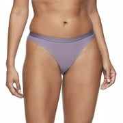 Warner's DARK PURPLE Cloud 9 Smooth Invisible Thong Panty, US Small