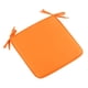 thumbnail image 2 of Cojín cuadrado acolchado para silla, suave, con correas, 40 x 40 cm, para cafetería en casa. naranja, 2 of 9