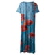 thumbnail image 5 of Vestido largo con estampado floral bohemio para mujer Fridja  qw1322, 5 of 5