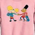 thumbnail image 2 of Hey Arnold! - Arnold and Gerald Skateboard - Toddler And Youth Crewneck Fleece Sweatshirt, 2 of 4
