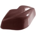 thumbnail image 2 of Chocolate World 1296 Polycarbonate Chocolate Mold with 21 Lips Cavities, Each 26mm x 49mm x 17mm High, 2 of 4