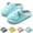 Blue, variant on Dakaela Boys Girls Cozy House Slippers Warm Plush Winter Cotton Bedroom Shoes Little Kids Non Slip Indoor Outdoor Fuzzy Slides Red 2