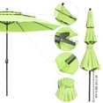 thumbnail image 4 of Yescom 11 Ft 3 Tier Patio Umbrella with Protective Cover Crank Push to Tilt Poolside, 4 of 12