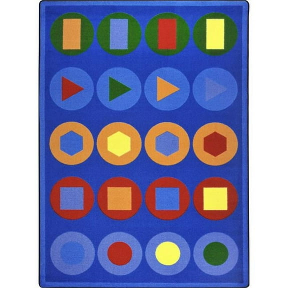 5 ft. 4 in. x 7 ft. 8 in. Encircled Kid Essentials Rectangle Rug Multicolor