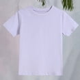 thumbnail image 3 of LNMQLPDBS Toddler Girl Clothes Summer Casual Baggy Shirts Short Sleeve Crewneck Loose T-Shirts Casual Soft Cute Tops for Teen Girls, 3 of 7