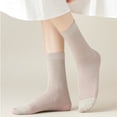 thumbnail image 3 of Women's thin bamboo skirt socks - casual colored round socks, 3 of 5