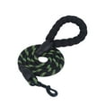 thumbnail image 1 of Decodeary Nylon Reflective Strong Rope For Dogs Durable For Long-lasting Strong Pet Dog Leash Stylish black green 150cm*1.2cm, 1 of 6