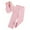 Pink, variant on LUOGENLI Girls Summer Outfits Size 6X-7 Toddler Girls Summer Sleeveless Solid Tops and Pants Outfits Clothes Set for Child Clothes Girls 4th of July Outfit Size 7-8 8-9 Years