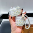 thumbnail image 1 of Lovely Floral Flowers For Apple AirPods 1 2 Pro2 Bluetooth Headphone Cover 3rd Generation Silicone Soft Cover Protective Case, 1 of 7