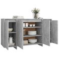 thumbnail image 2 of vidaXL Sideboard Concrete Grey 135x41x75 cm Engineered Wood, 2 of 5