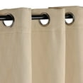 thumbnail image 2 of Superior Zuir Blackout Curtain Panel, 8 Grommets, Set of 2, 52" W x 96" L, Ivory, 2 of 9