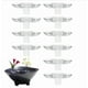 thumbnail image 2 of Juego de arreglo floral flotante estilo Wabi Sabi, jarrón hidropónico de 10 piezas, decoración minimalista para el hogar, maceta de cerámica para flores frescas, centro de mesa, decoración de mesa, e, 2 of 8