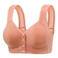 thumbnail image 2 of Swuxness Womens Comfortable Wireless Bra, Women's Push Up Bras, Women Plus Size Breathable Seamless Bra with Light Padding for Everyday Wear Watermelon Red, XXXL, 2 of 3