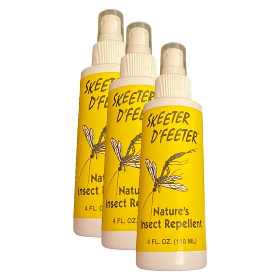 Skeeter D' Feeter: Natural Personal Insect Repellant 4oz. (Pack of 3)