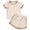 White, variant on Infant Girls Set Short Sleeve Evening Summer for Girls Relaxed Comfortable Drawstring Lovely Shorts Set