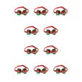 thumbnail image 2 of Methold Collar de perro, pajarita, moda encantadora, decoraciones para el cuidado de mascotas, suministros de hebilla para cachorros, gatos, tipo 13 10piezas, 2 of 6