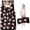 Black Christmas Santa, variant on Black Christmas Santa Pattern Toddler Nap Mats for Kids Preschool,50"x20" Sleeping Mat Bag or Kids,Toddler Sleeping Bag,Toddler Nap Mat or Daycare