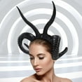 thumbnail image 6 of Gothic Horn Headband Animal Exhibition Horns Hair Clip, 6 of 7