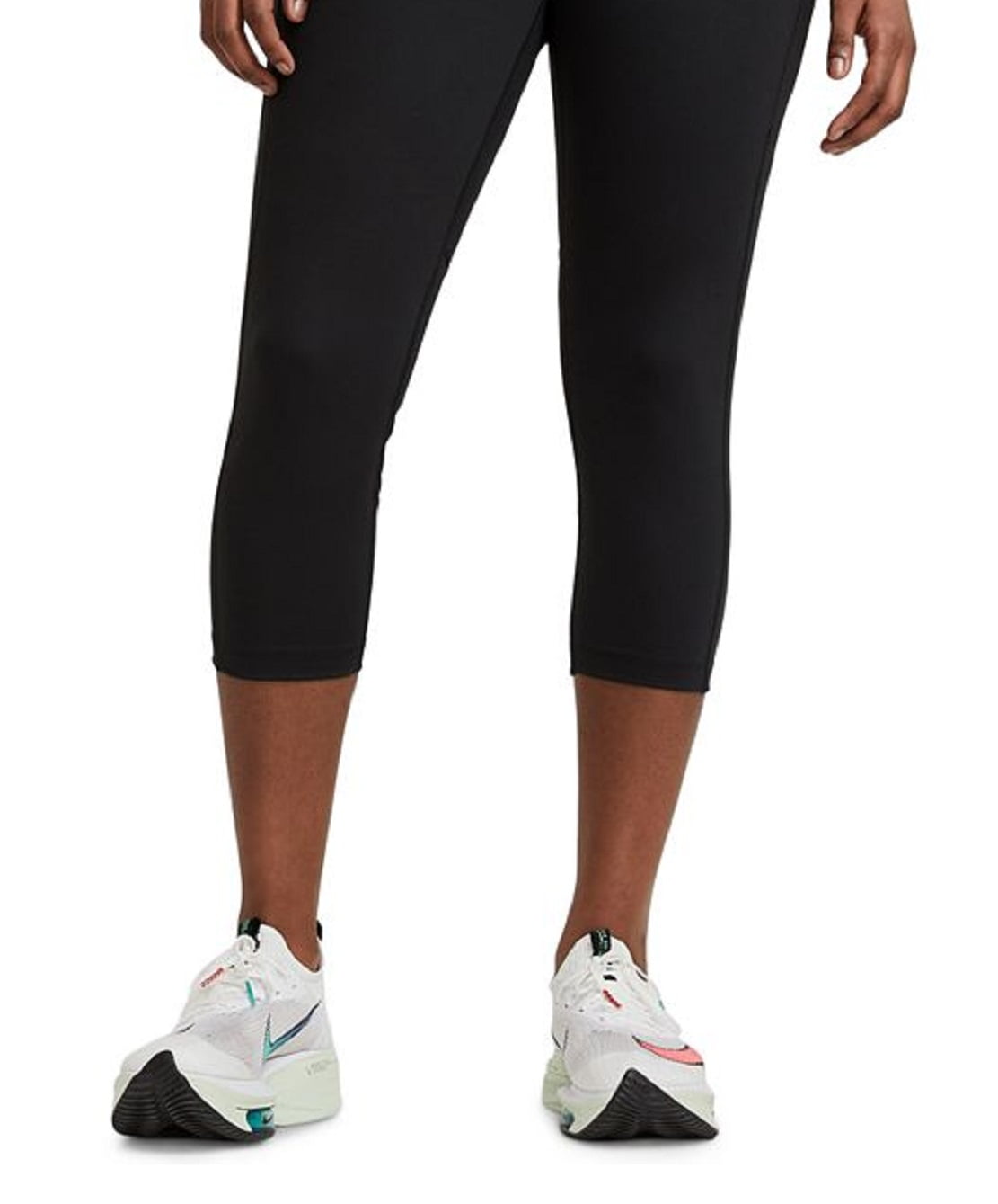 Nike Women's Running Cropped Leggings Black Size 2X 