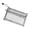Grey, variant on Clear Pencil Case, Double Layer Mesh Pencil Pouch, Transparent Stationery Organizer, 8.26x5.11 Inch, Grey