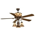 thumbnail image 5 of Yellowstone 56-in Rustic Moose Bronze Ceiling Fan and Remote, 5 of 9