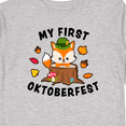 thumbnail image 4 of Inktastic My First Oktoberfest with Fox Boys or Girls Long Sleeve Toddler T-Shirt, 4 of 5