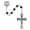 Black & Onyx, variant on McVan 164ASF 6 mm Genuine Cross Rosary Set - Black & Onyx