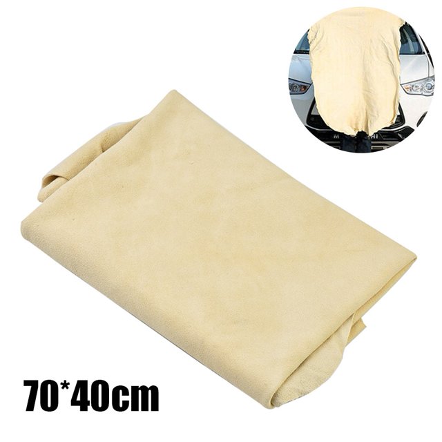 70*40cm Natural Chamois Car Screen Cleaning Cloth Washing Absorbent Towel