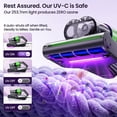 thumbnail image 5 of Maircle Mattress Vacuum Cleaner with UV Light, Bed Vacuum with Dust Detection, 18KPa Handheld Vacuum with LED Display, 40,000 Beats/Min Tapping, 150°F Heat, HEPA Filter for Bed, Couch, 5 of 8