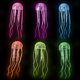 thumbnail image 2 of Juego de 6 piezas de medusas de simulación Xemadio WFLD-79, 2 of 8