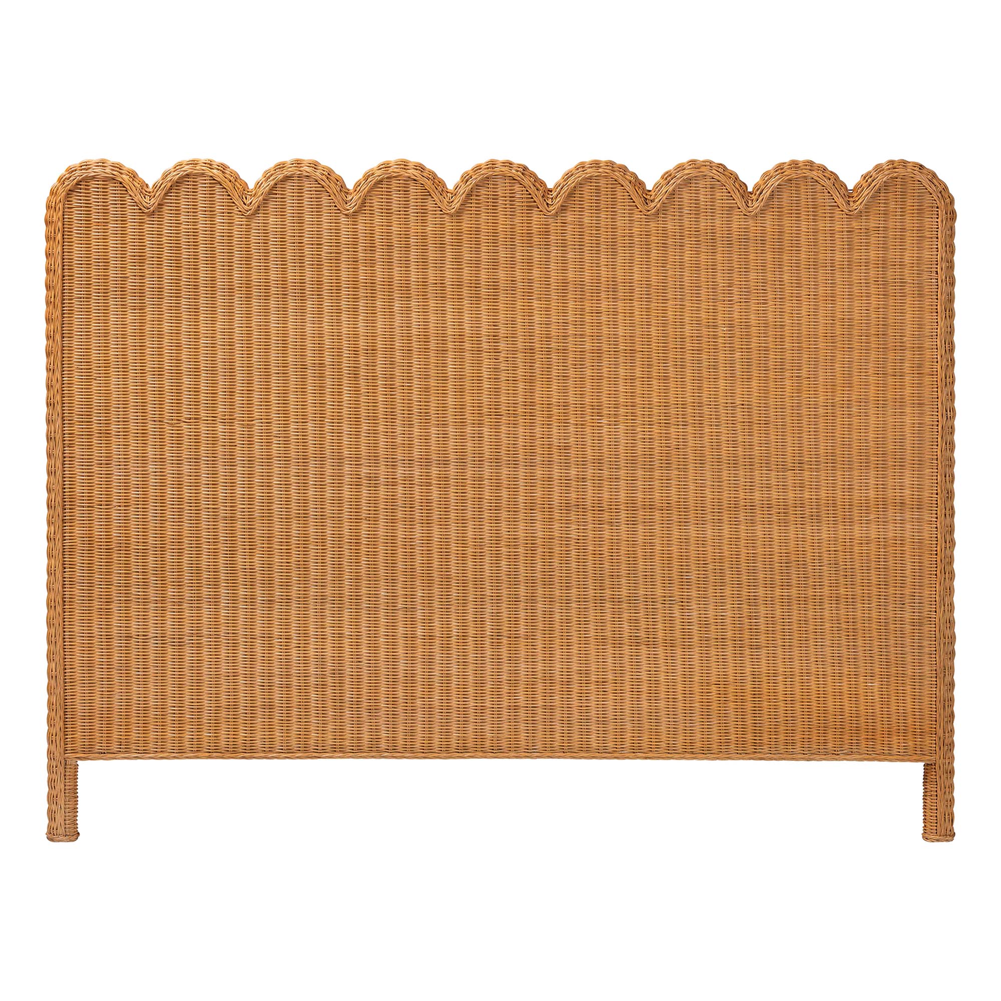 bali & pari Maritza Boho Standalone Headboard, King, Light Honey