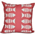 thumbnail image 1 of Simply Daisy 16" x 16" Something's Fishy Animal Print Outdoor Pillow, 1 of 1