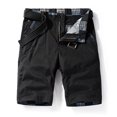 thumbnail image 2 of Xihbxyly Mens Shorts Cargo Shorts for Men, Cargo Shorts for Men Stretch Waist Cotton Hiking Short Casual Solid Zipper Button Pockets Cropped Cargo Shorts #1, 2 of 4